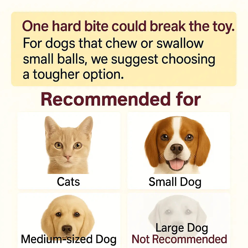 Engaging Interactive Cat & Dog Teaser Toy with Extra Tails - Fun Rolling Ball for Playful Pets