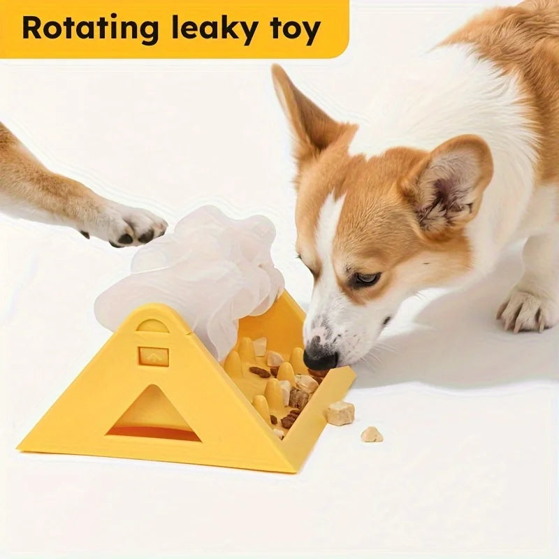 Interactive Dog Food Dispenser Toy - Engaging Puzzle Feeder with Durable Leak-Proof Design for Healthy Slow-Feeding Fun