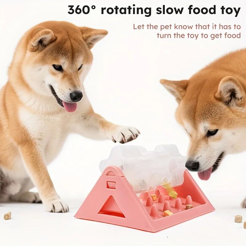 Interactive Dog Food Dispenser Toy - Engaging Puzzle Feeder with Durable Leak-Proof Design for Healthy Slow-Feeding Fun