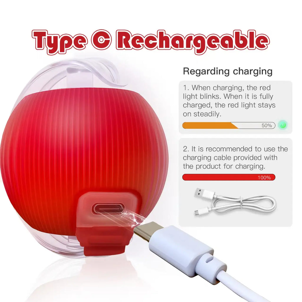 Engaging Interactive Cat & Dog Teaser Toy with Extra Tails - Fun Rolling Ball for Playful Pets