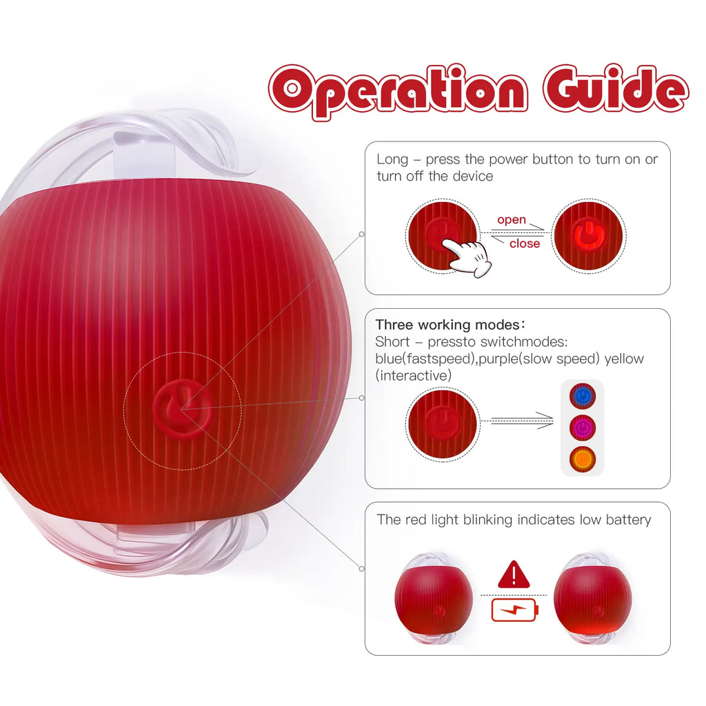 Engaging Interactive Cat & Dog Teaser Toy with Extra Tails - Fun Rolling Ball for Playful Pets